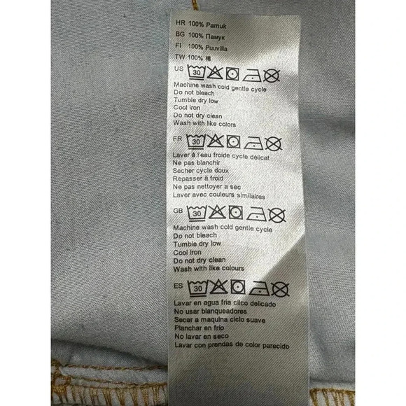 RVCA Women's Two Tone Denim Mini Skirt Size 28 - Picture 7 of 8